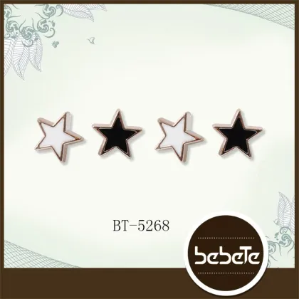 bowknot shaped metal buttons,brass rim buttons