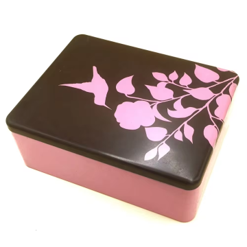 Dadi υψηλής ποιότητας κλασικό όμορφο ορθογώνιο κουτί κασσίτερου δώρου