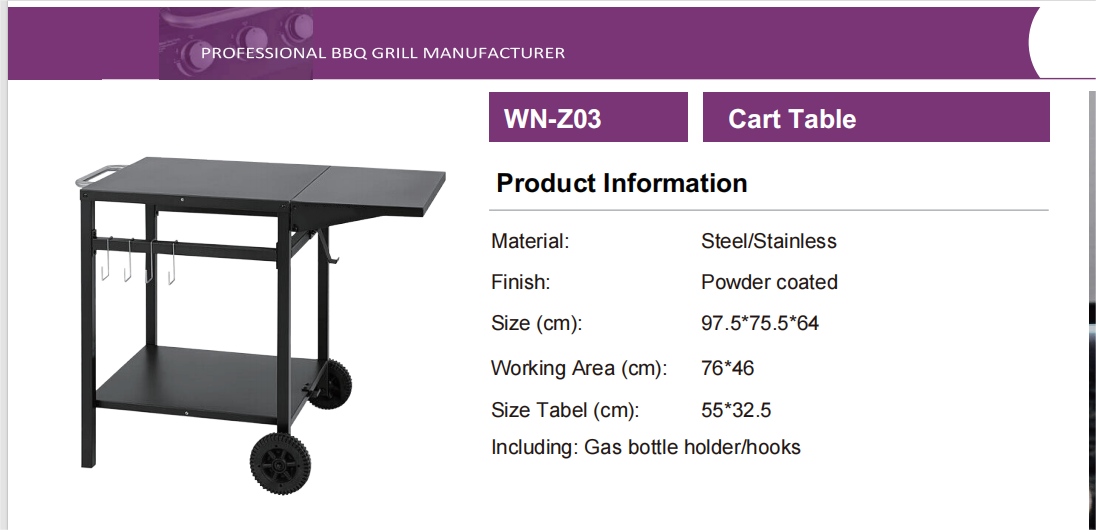 Multifunctional Stainless Steel Outdoor Workbench