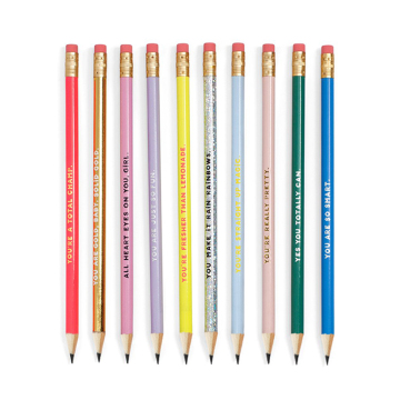 Customized Wood HB Pencil Bulk Pack - Graphite Lead Pencils with Eraser for School