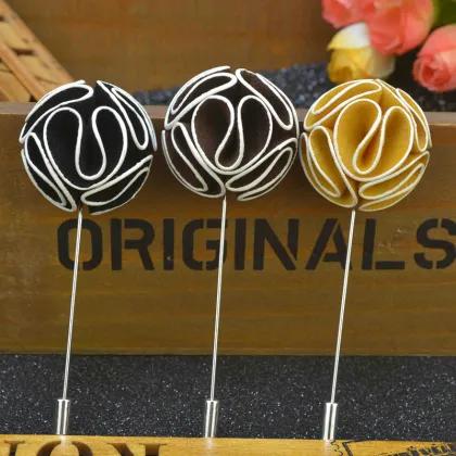 2016 fashion lollipop double faced deer velvet cheap brooch