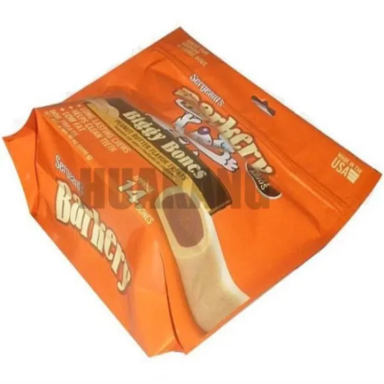 ziplock stand up plastic bag dog treat pouch ziplock stand up plastic bag