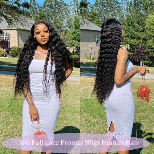 360 Water Wave full Lace Front Wigs