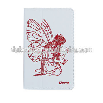 Embroidery style tablet Case with PU leather for iPad 2/3/4