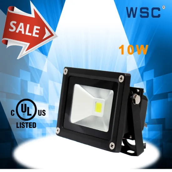 China manufacturer of warm white UL(E478647) listed led floodlight 10w
