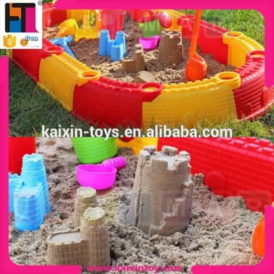 3 in 1 mutil shape sandpit with accessories