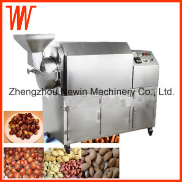Stainless Steel Luxury Cocoa Bean Roasting Machine