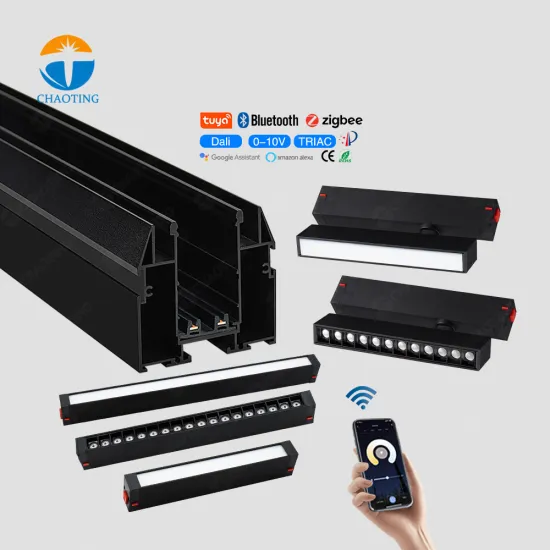 AC220V COB LED Magnetic Track Rail for Stretch PVC Tension Fabric Ceilings