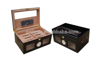 Lacquer High Gloss Black Cigar Humidor