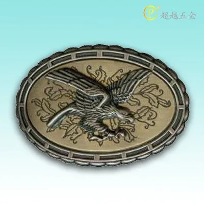 big western decorative eagle belt buckle