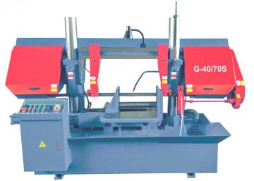 Double column metal cutting band sawing machine