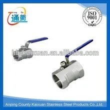 China Manufacturer One-PC 1000WOG Stainless Steel Female Thread Ball Valve