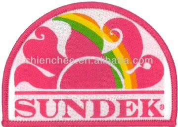 SUNDEK Pink Woven Emblems