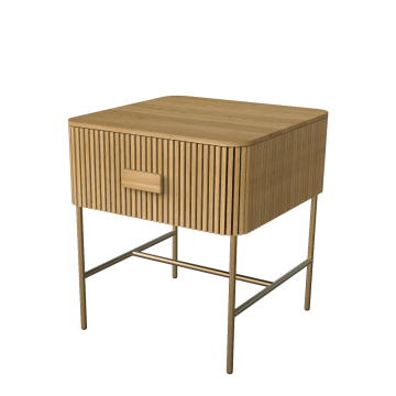 Mevrouw Woods Rattan Nightstand: een stijlvolle combinatie van natuurlijke materialen en praktisch ontwerp