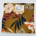 Lady&#39;s Goarments Linen Rayon混合花のプリント布
