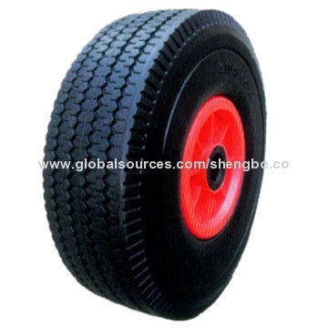 High Standard Black PU Foamed Tire, Models for Red Wheels
