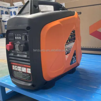 2022 24V DC Electric Portable Mini Hand Crank Auto Start Gasoline Generator with Remote Control (3-in-1 Parking)