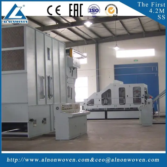 ISO9001 Certification ALSL-2500 cotton fiber carding machine textile carding machine