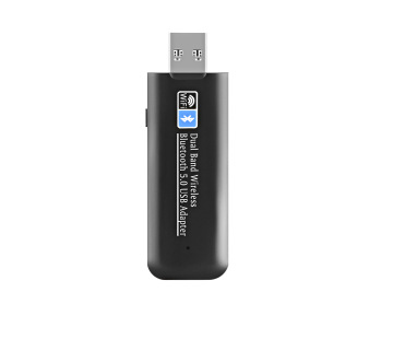 Scheda di rete wireless USB a doppia banda da 1300 m-Bluetooth WiFi 2.4G/5G senza driver