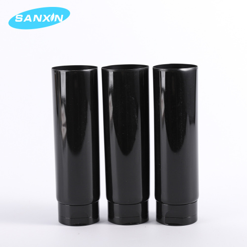 Pe Cosmetic Tube big capacity diameter 60mm black packaging soft tube for lotion shampoo Manufactory