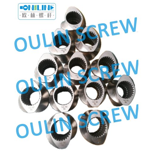 160/80 Segmented Barrel and Screw Elements for WPC Granulating