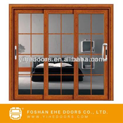 3 tracks 3 doors sliding doors/aluminum door/glass door