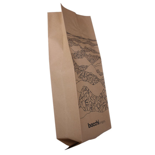 Empaquetado de bolsas de té / café con escudete lateral de papel de aluminio de plástico