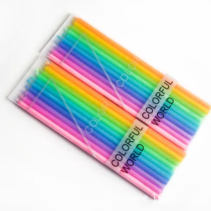 rainbow Birthday cake candle for decoration