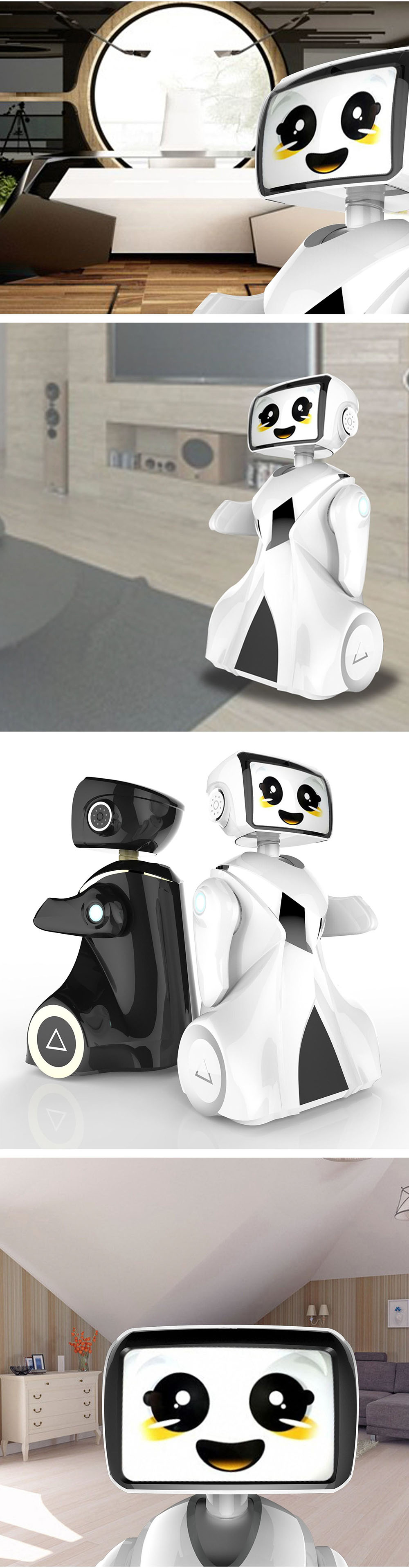 Professional AI caring robot design
