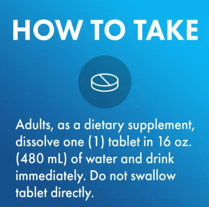 Seconds Dissolve H2 Hydrogen Water Tablet Molecular Hydrogen Supplement 8ppm