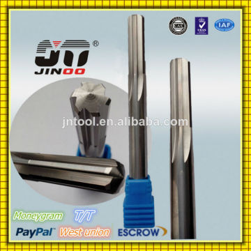 High Precision 4 Flute Taper Straight Shank Tungsten Carbide Reamer CNC Tool