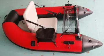 Made in china cheap windshield folding fishing boat belly boat