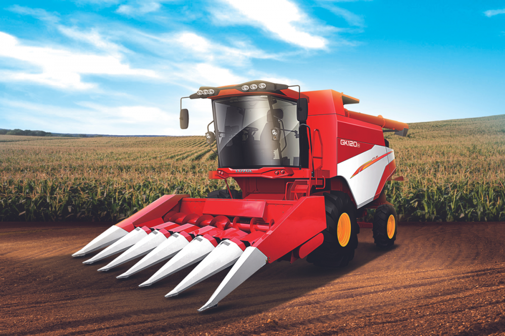 Wheel Combine Harvester untuk Lovol GK120