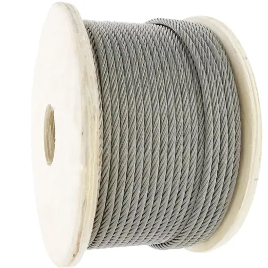General Hardware Wholesale: 6x12+7FC Rigging Galvanized Steel Wire Rope - 5mm