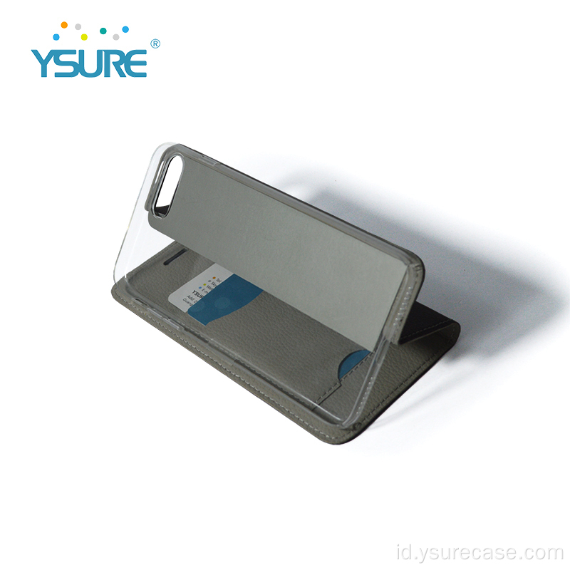 Kasing telepon flip dengan casing telepon fungsi dompet