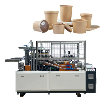 High Medium Speed Paper Bowl Make Machine Size Rectangular Paper Bowl Machine