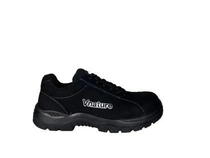 Black Steel Toe Cap Safety Shoes