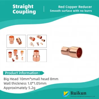 HVAC Copper Reducers: Welded Pipe Fittings