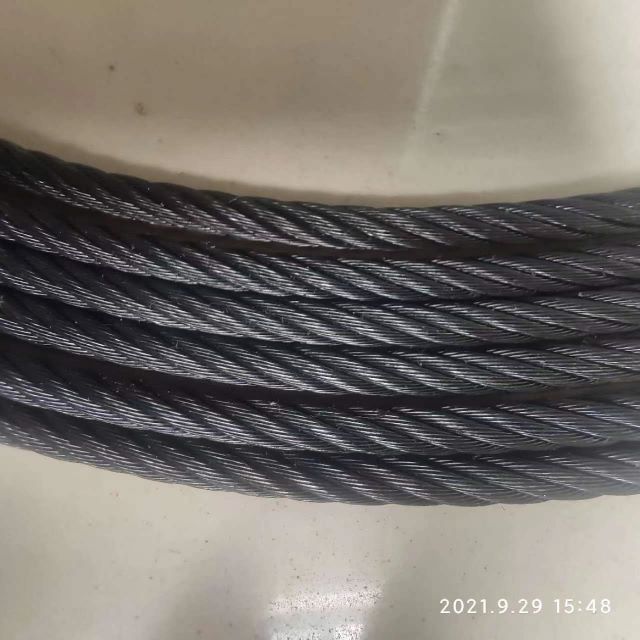 Blackened Steel Wire Rope 02
