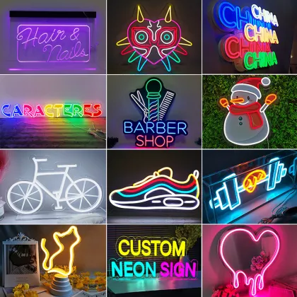 Custom Light Box Decorative LED Signs for Advertising Neon Lights
