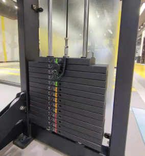Pin Loaded Seated Biceps Triceps Curl Machine