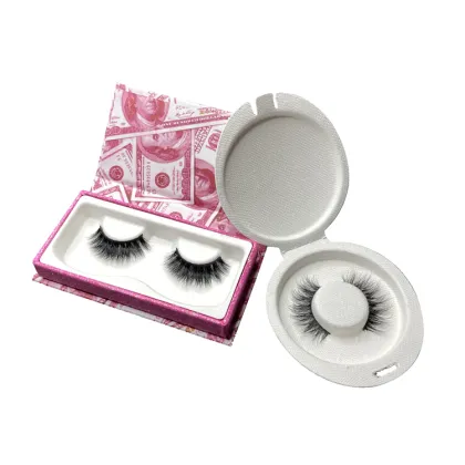 Custom Eyelash Packaging Box EcoTray Holder