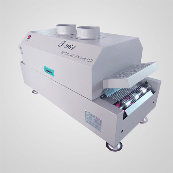 PUHUI T-961 Infrared Hot Air Reflow Oven with 6 Heating Zones for High Precision Soldering