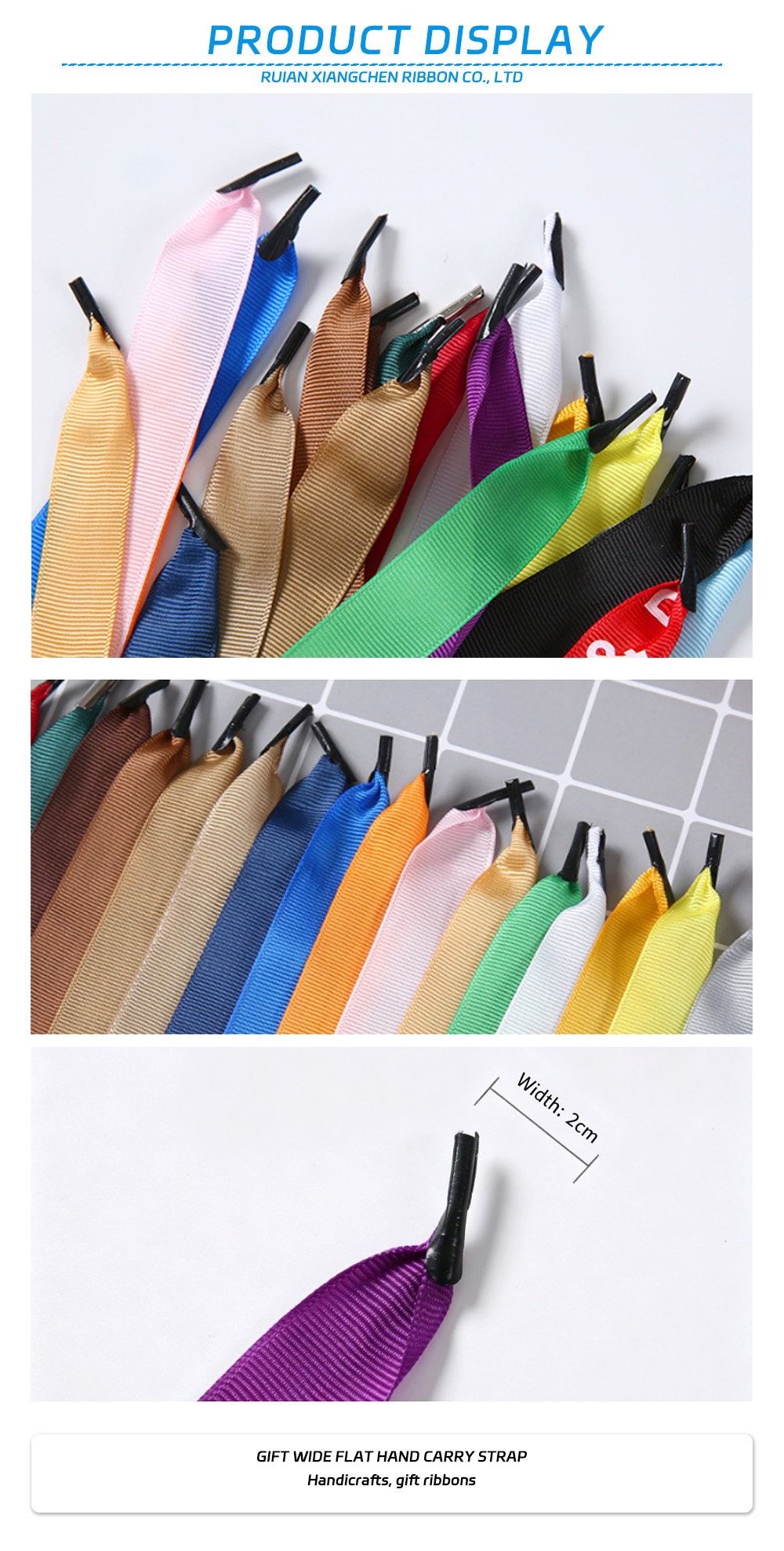 47-Gift wide flat hand carry strap x