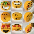 Lucu Lucu Emoji Silicone Power Bank Battery Case