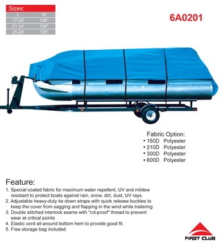 Trailerable Pontoon Boat Cover 17' to 20'