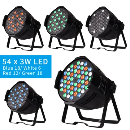Big Dipper Betopper SevenStars Par Lights 54X3W DJ Stage LED Light RGBW 162Watt LP001 LP001-H