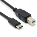 USB 2.0 om C -printergegevenskabel te typen