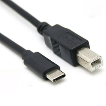 Kabel printer USB Tipe B untuk mengetik C