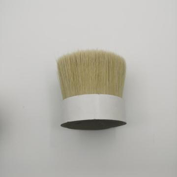 White bristle blending filament for paint brushes